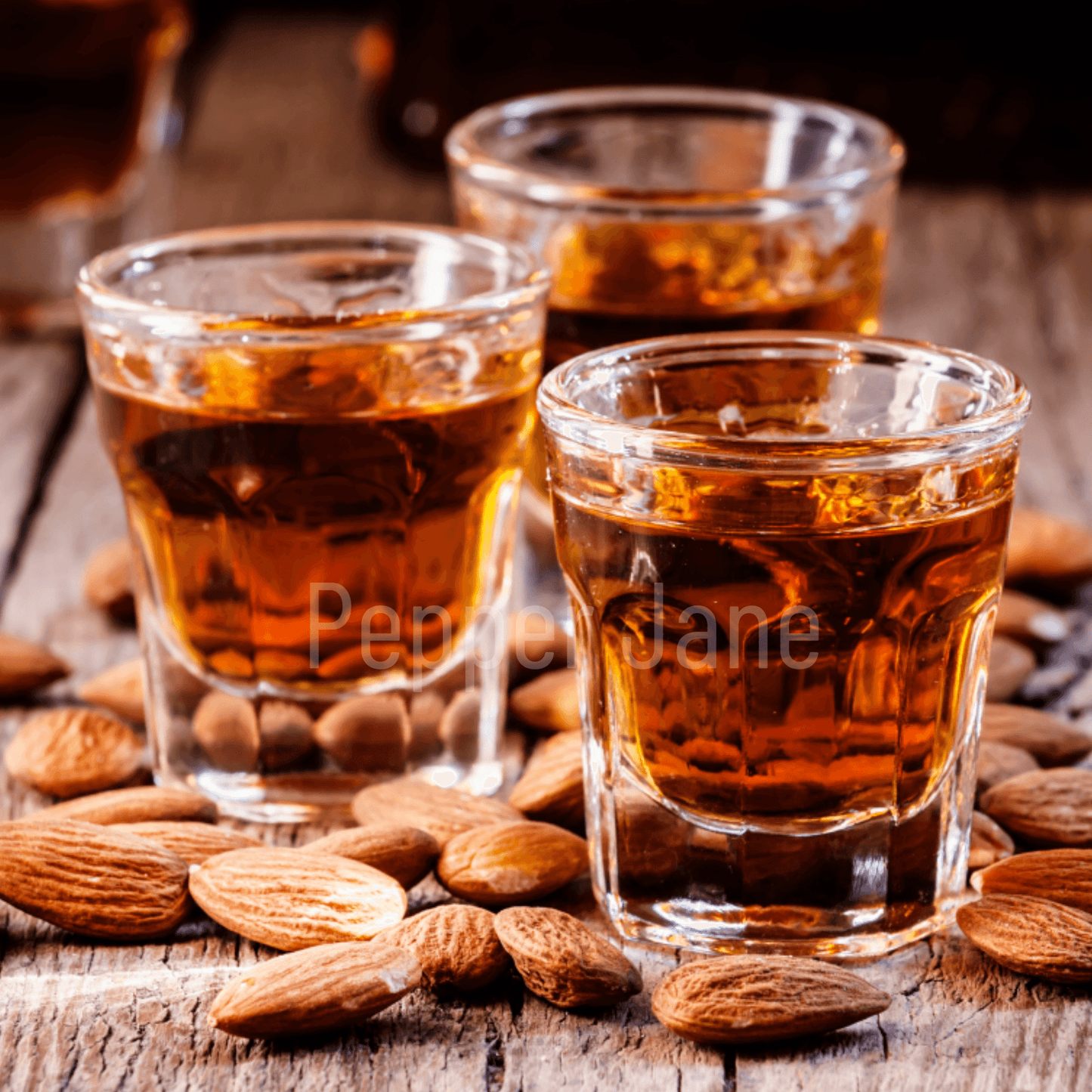 Pepper Jane’s Amaretto Fragrance Oil: Sweet almond and ripe cherry blend for candles and soaps