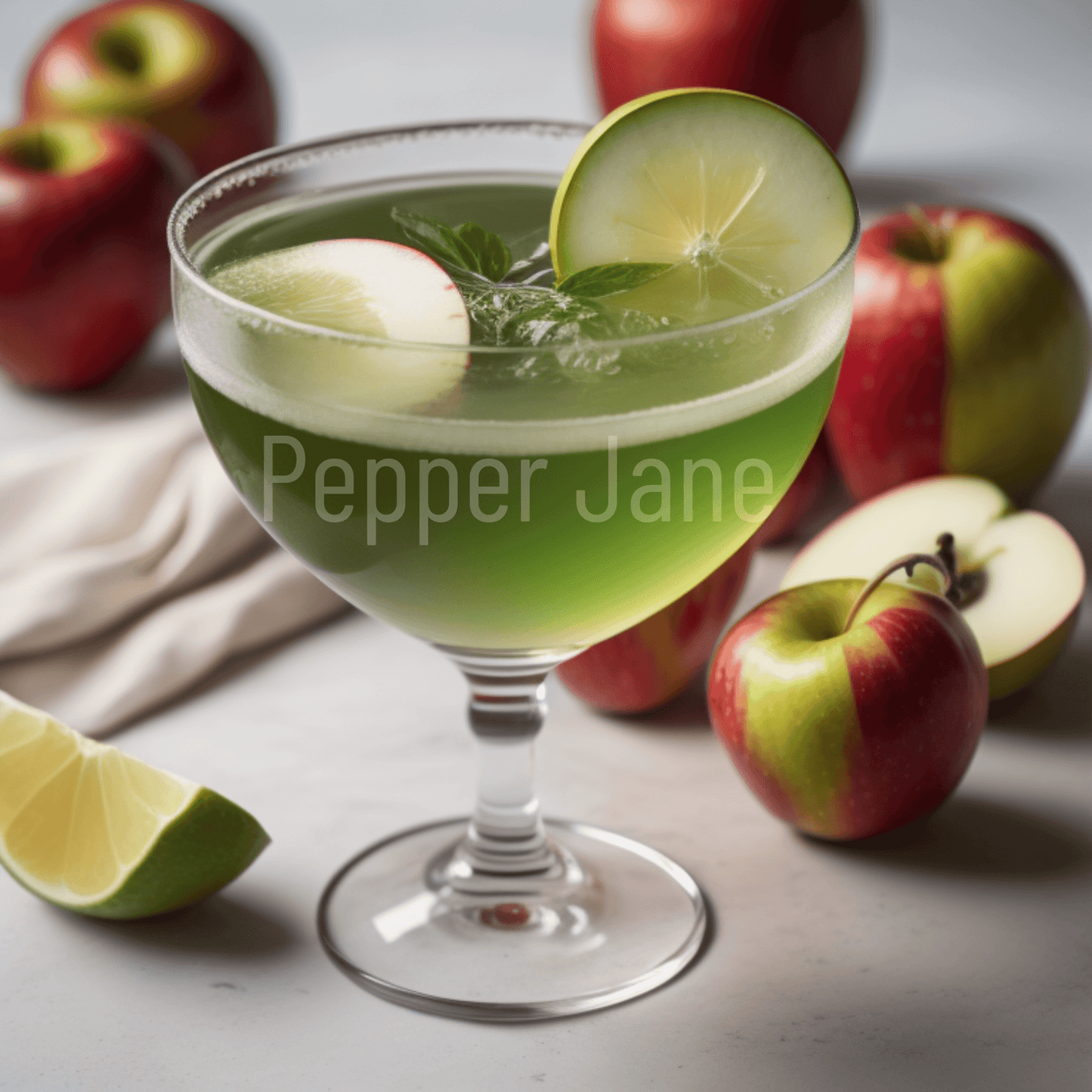 Apple Martini fragrance oil: a snazzy scent cocktail of tangy apples and exotic fruits