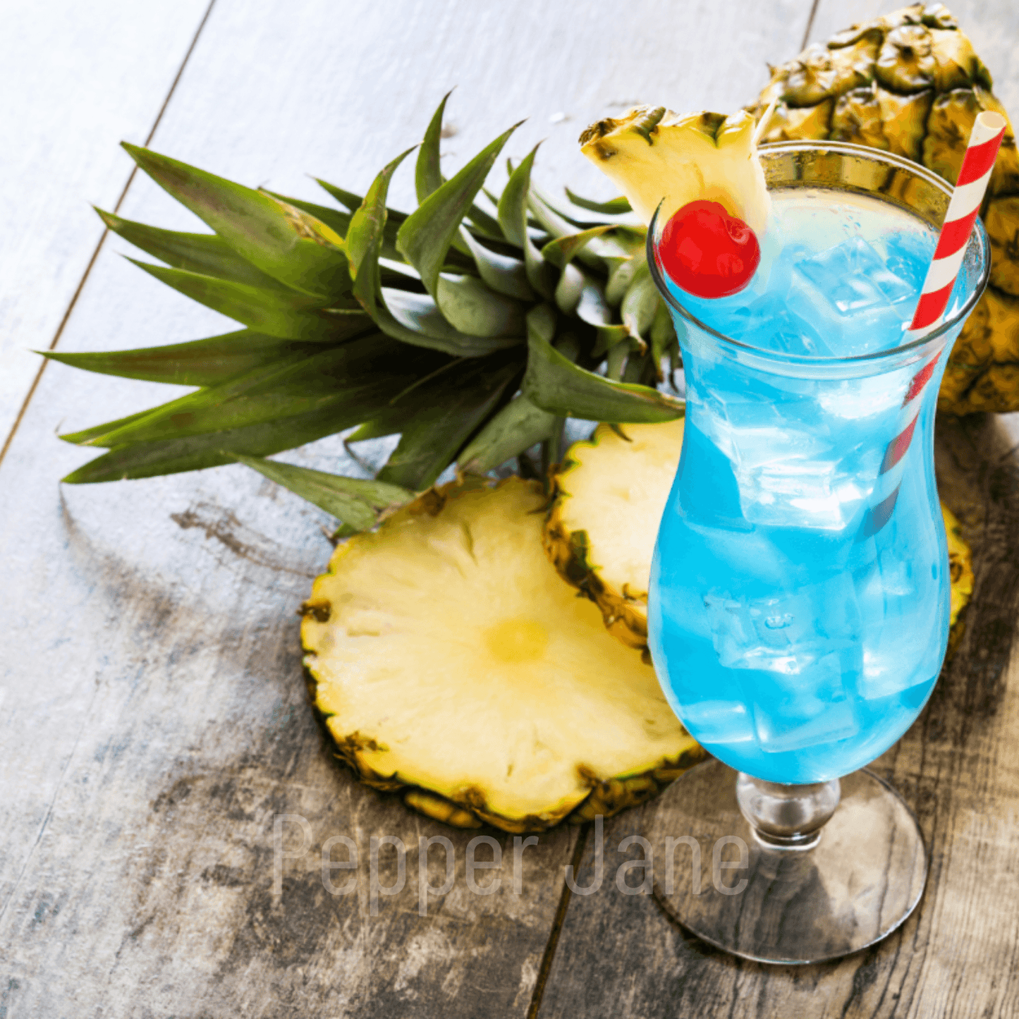 Blue Hawaiian Fragrance Oil captures the essence of a beachy cocktail with citrus, pineapple & coconut