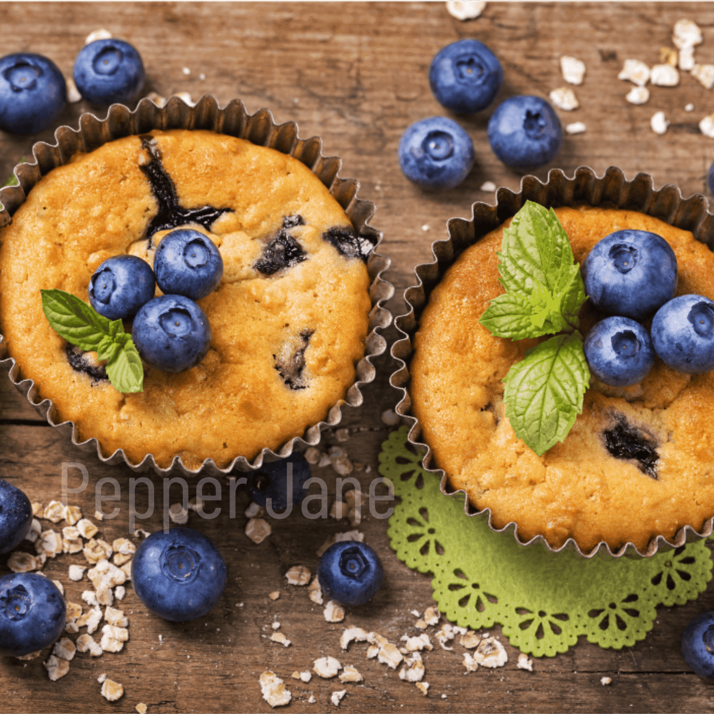 Blueberry Muffin fragrance oil bottle—warm muffins with juicy blueberries and a hint of cinnamon