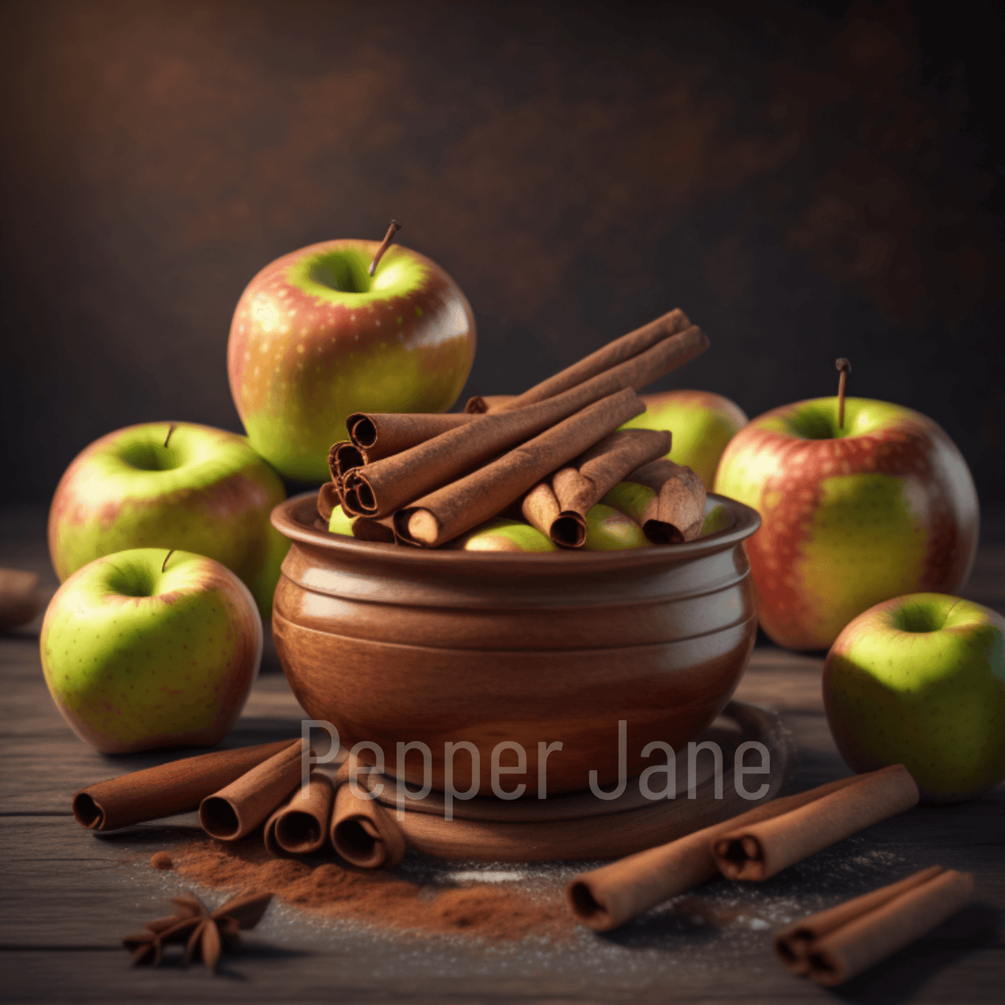 Cinnamon Apple Fragrance Oil captures the warmth of autumn with cinnamon & apple.