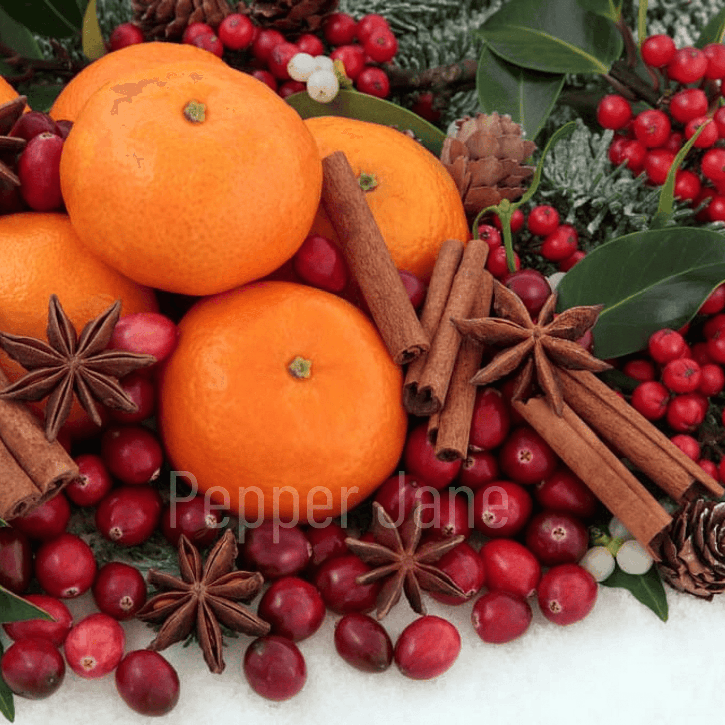 Cranberry and Citrus Peel Fragrance Oil: Skin-safe oil capturing a zesty, autumn-inspired scent