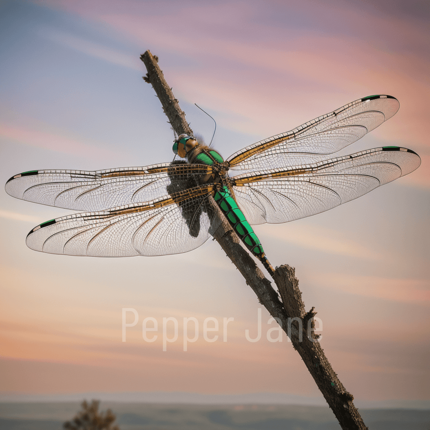 Dragonfly Skies Fragrance Oil: Whimsical scent of tarragon, citrus, jasmine, and oakmoss