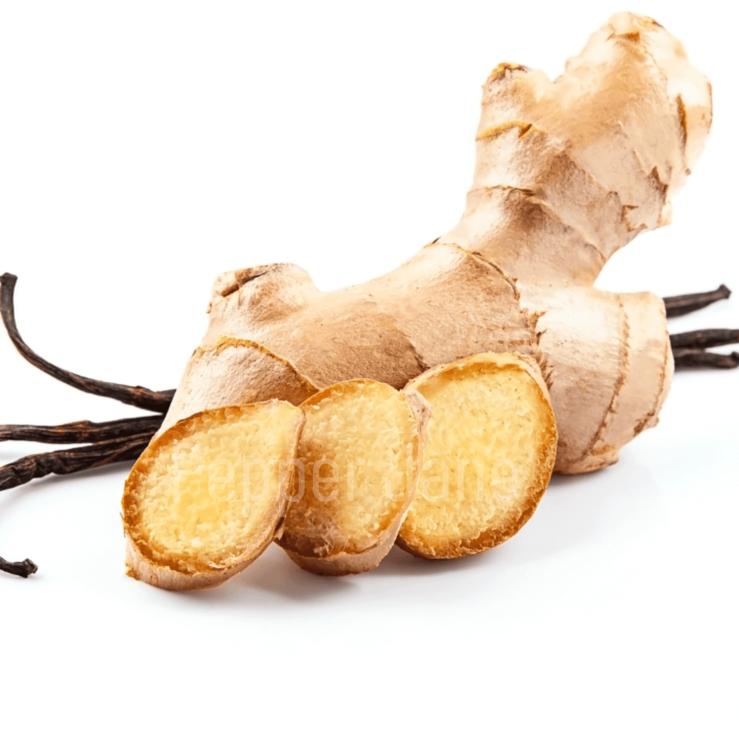 Gingered Vanilla fragrance oil offers a warm, spicy-sweet scent for candles and soaps.