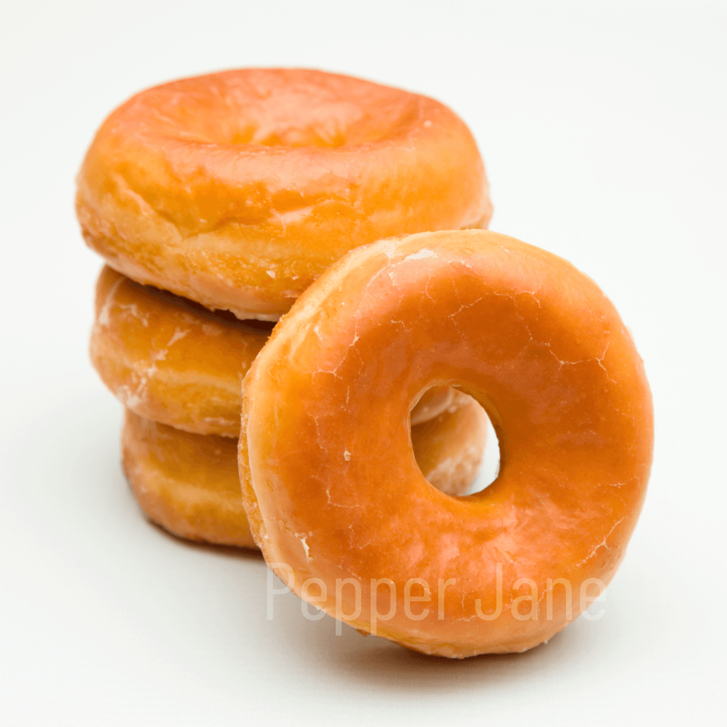 Pepper Jane's Glazed Donuts fragrance oil: gourmand aroma of warm doughnuts with vanilla glaze