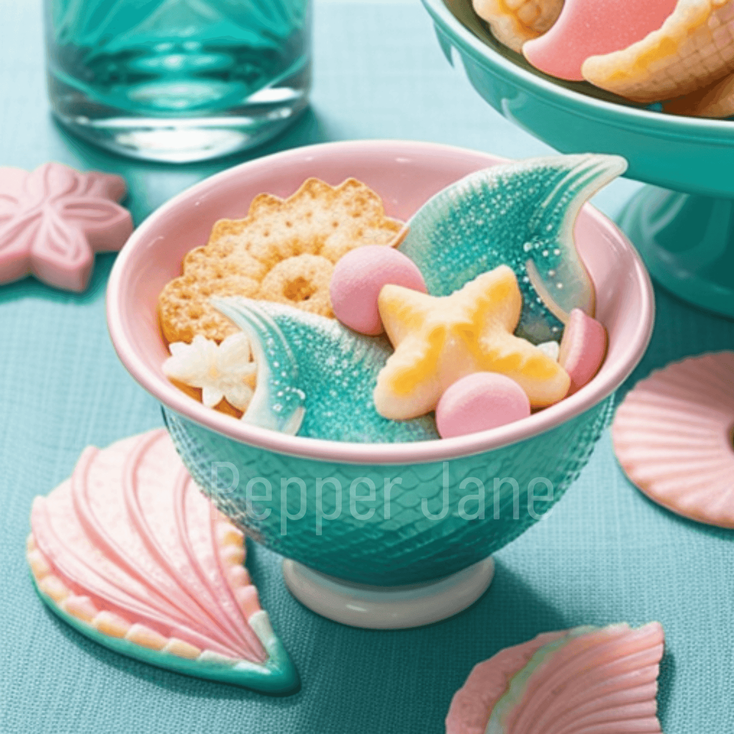 Pepper Jane's Mermaid Munchies fragrance oil—refreshing mix of ocean breeze, citrus, and berries.