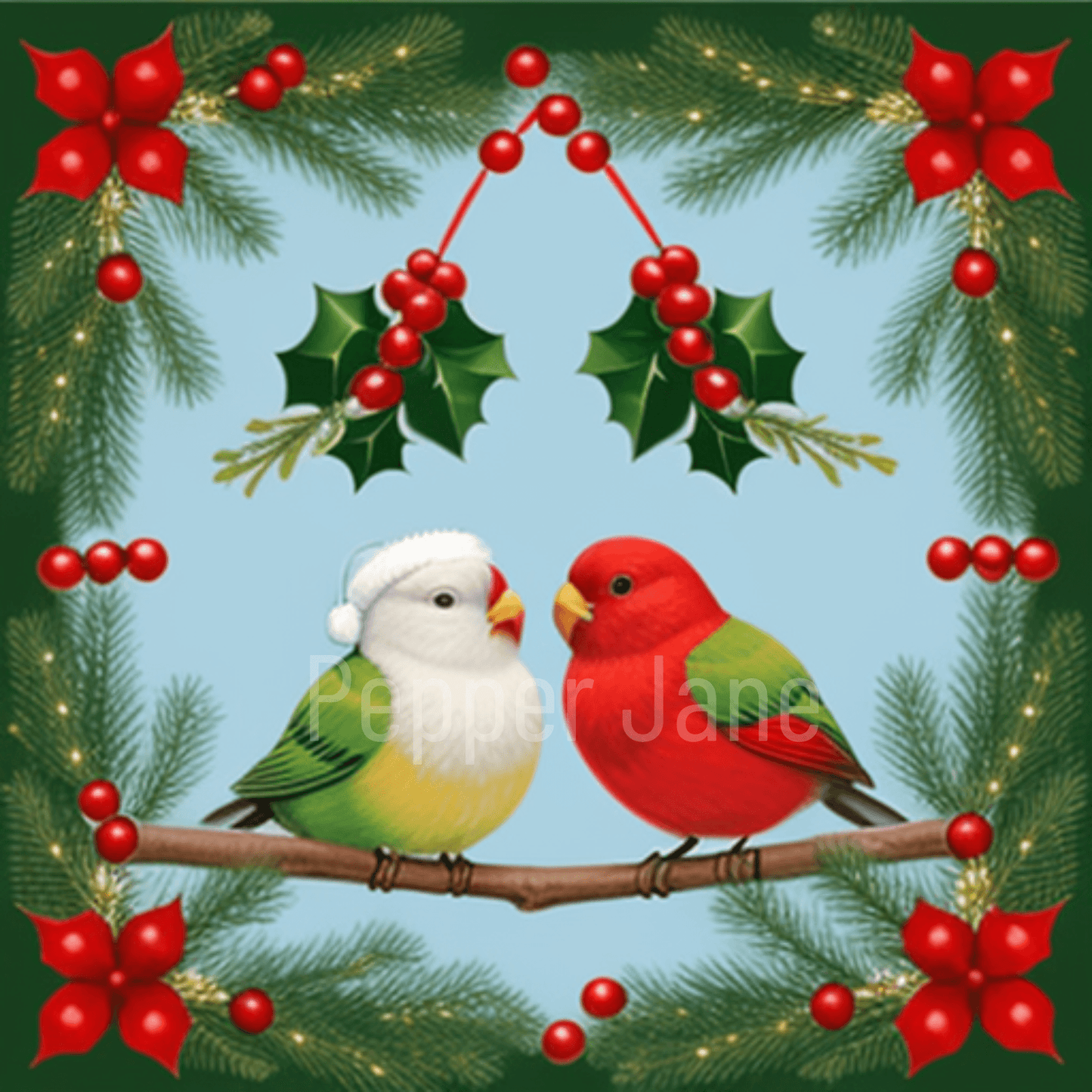 Pepper Jane’s Mistletoe Kiss fragrance oil—holiday-inspired aroma of citrus, fruits, spices, and musk