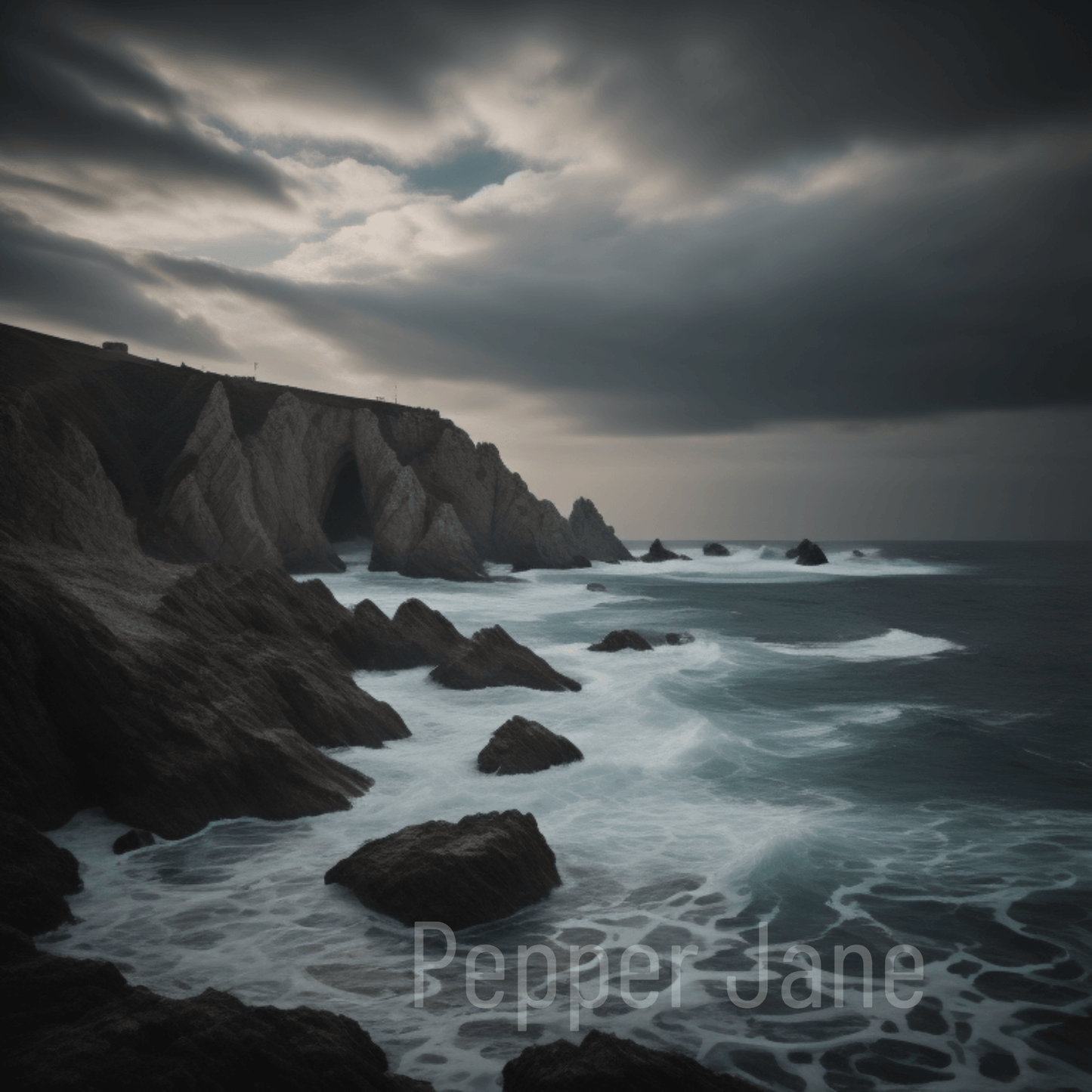 Night Sea Fragrance Oil: Dark salty sea air, marine accords, and sultry amber undertones