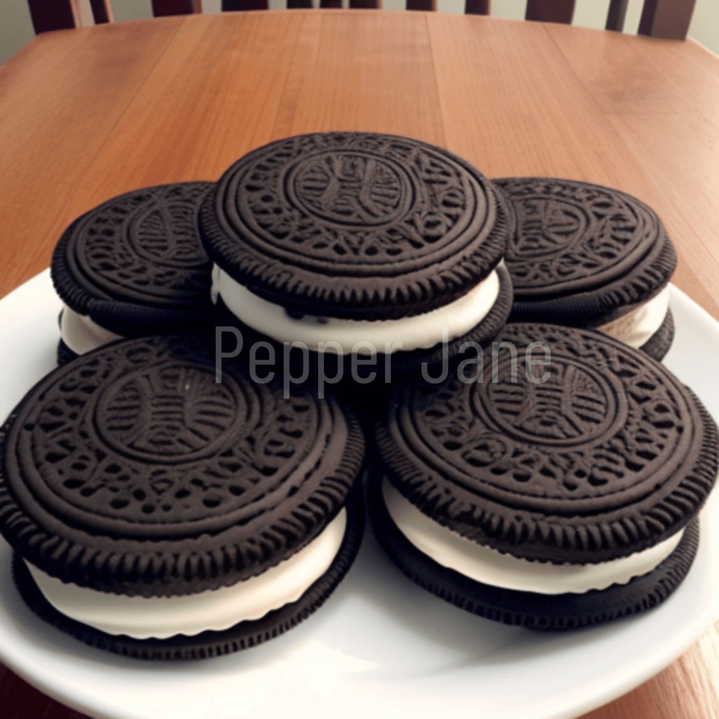 O-Ree-Oh Cookie fragrance oil: chocolate wafers and creamy vanilla scent, reminiscent of Oreos.