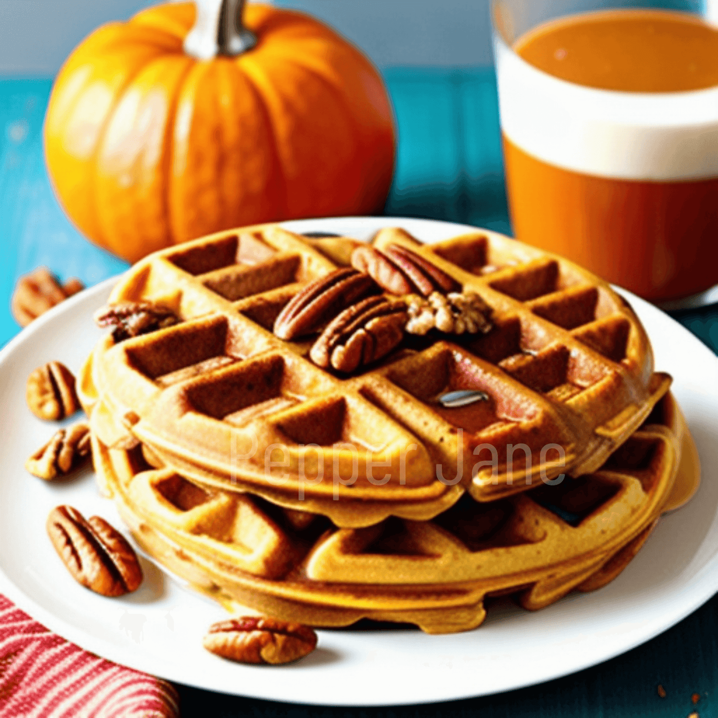 Pepper Jane’s Pumpkin Nut Waffle fragrance oil—cozy blend of pumpkin, pecan, and maple syrup.