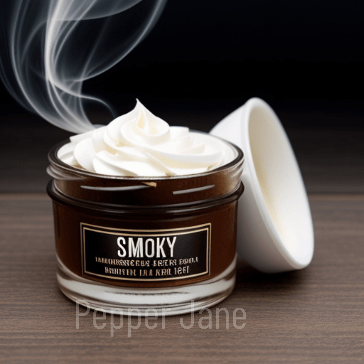 Pepper Jane’s Smoky Vanilla Fragrance Oil: Elegant scent for candles, soaps, and bath products.