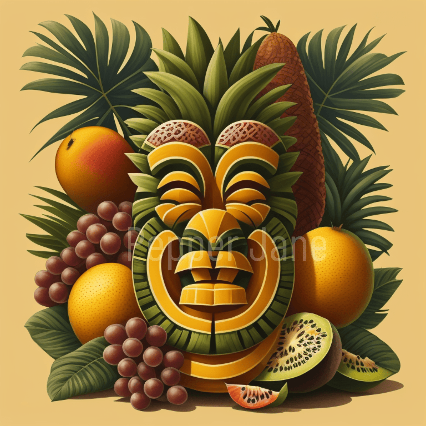 Tiki Waikiki fragrance oil—tropical blend of pineapple, guava, orange, aquatic notes, and musk