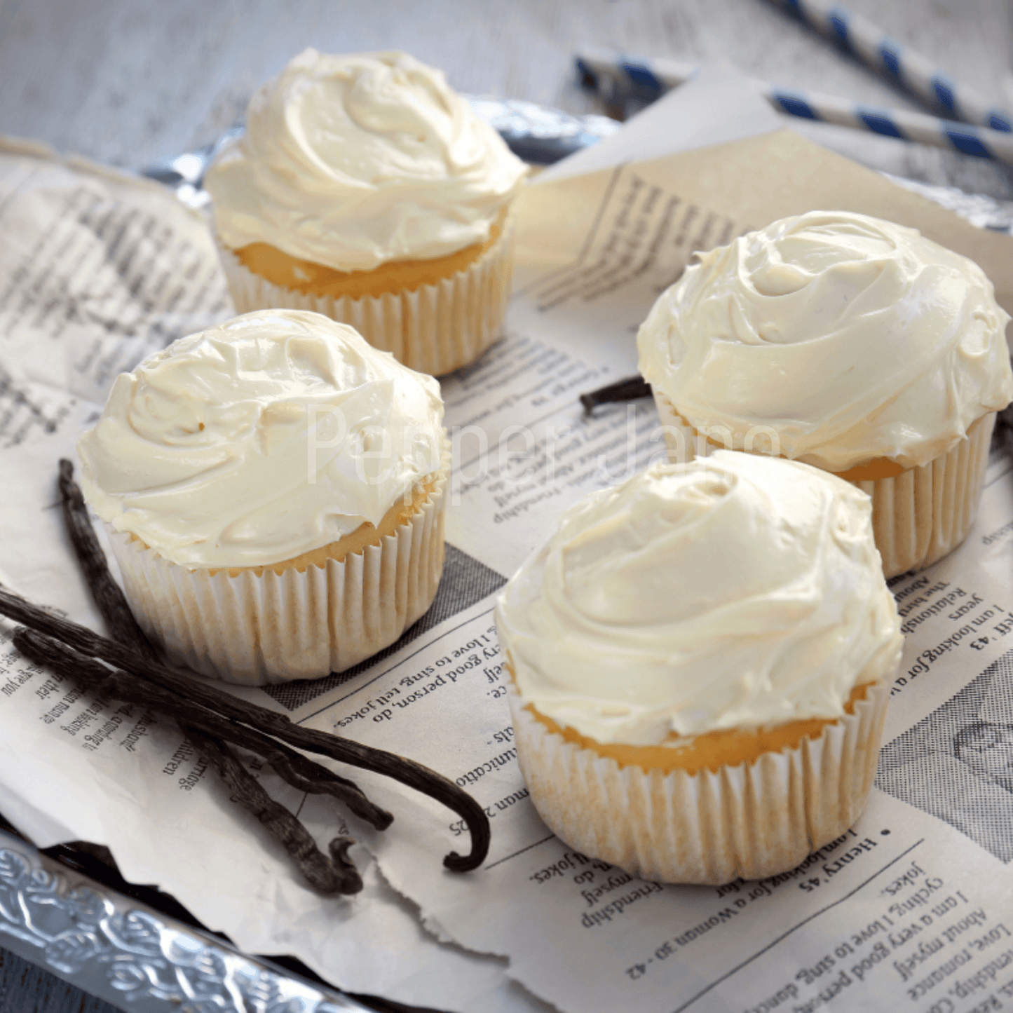 Vanilla Bean Buttercream fragrance oil—whipped buttercream and sweet vanilla, bakery inspired scent.