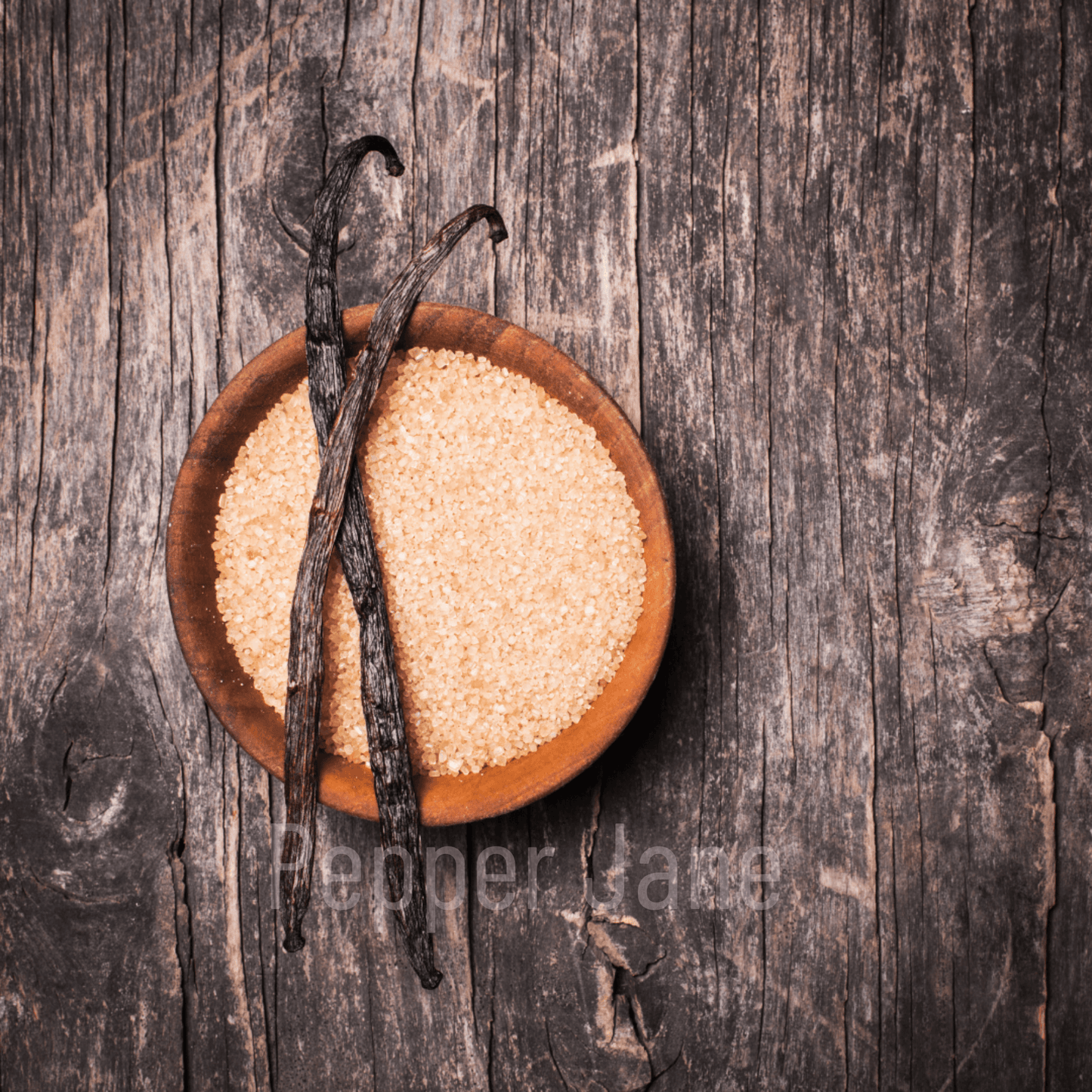 Warm Sugared Vanilla fragrance oil by Pepper Jane’s—rich vanilla and brown sugar aroma.