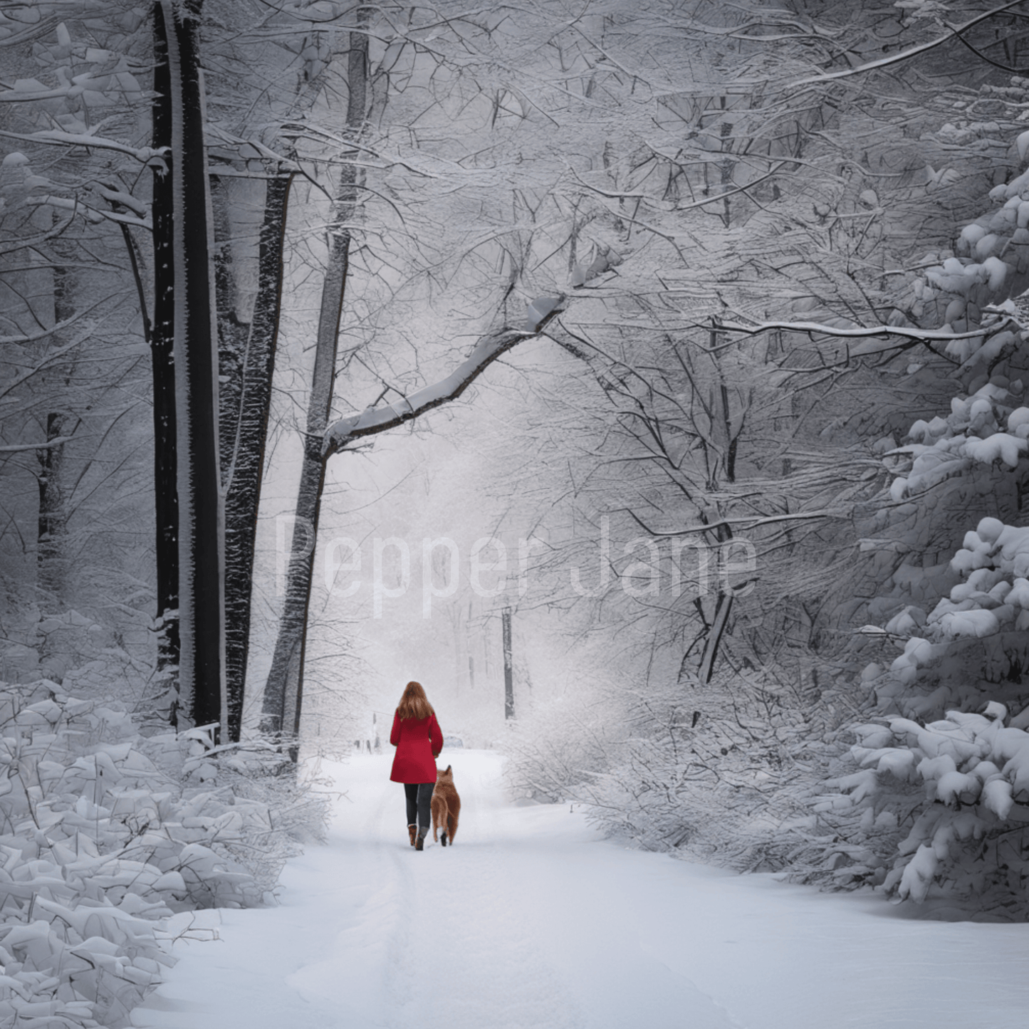 Winter Wonderland fragrance oil by Pepper Jane’s—cozy seasonal aroma of peppermint, cinnamon, and apple.