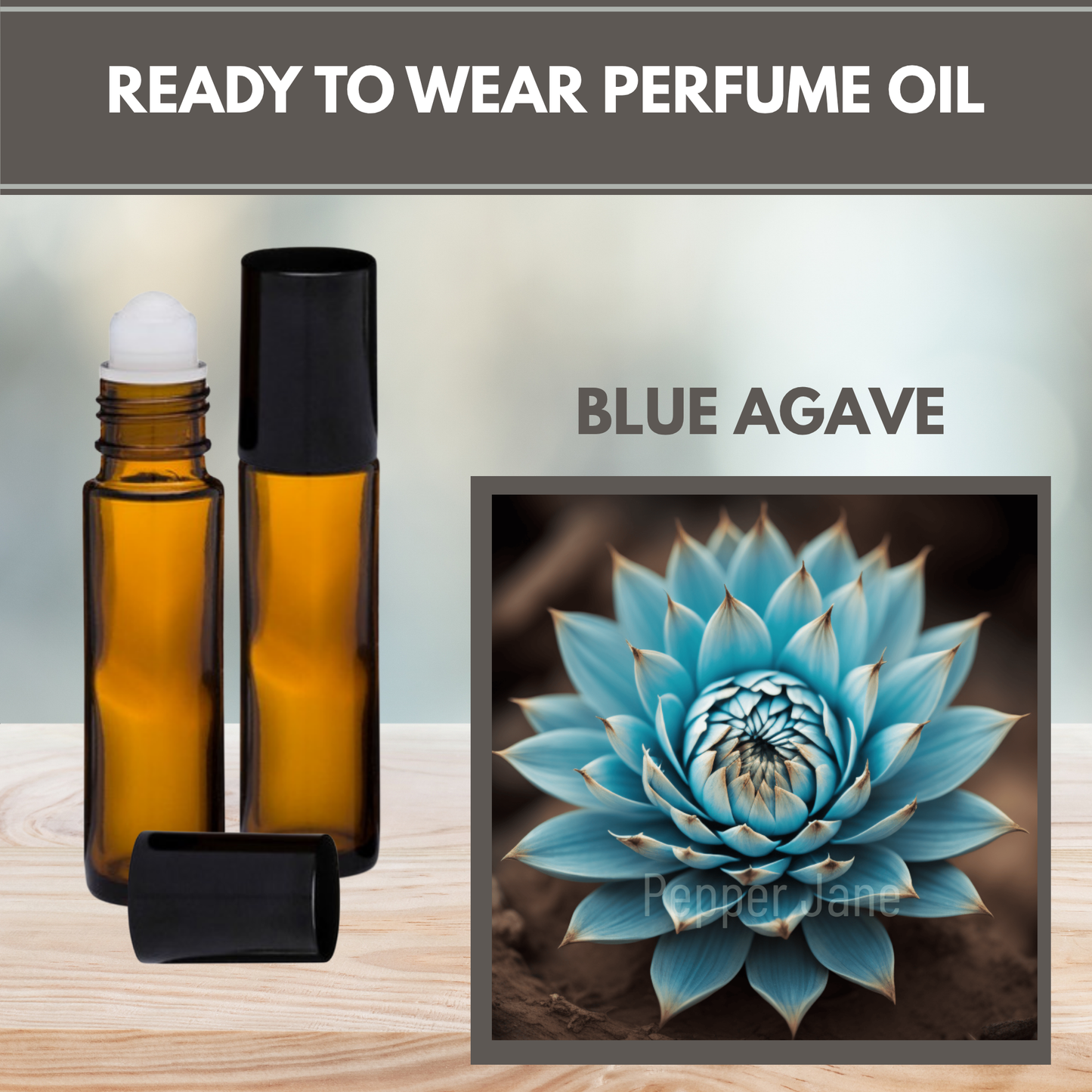 Blue Agave Perfume Oil - Ready to Wear