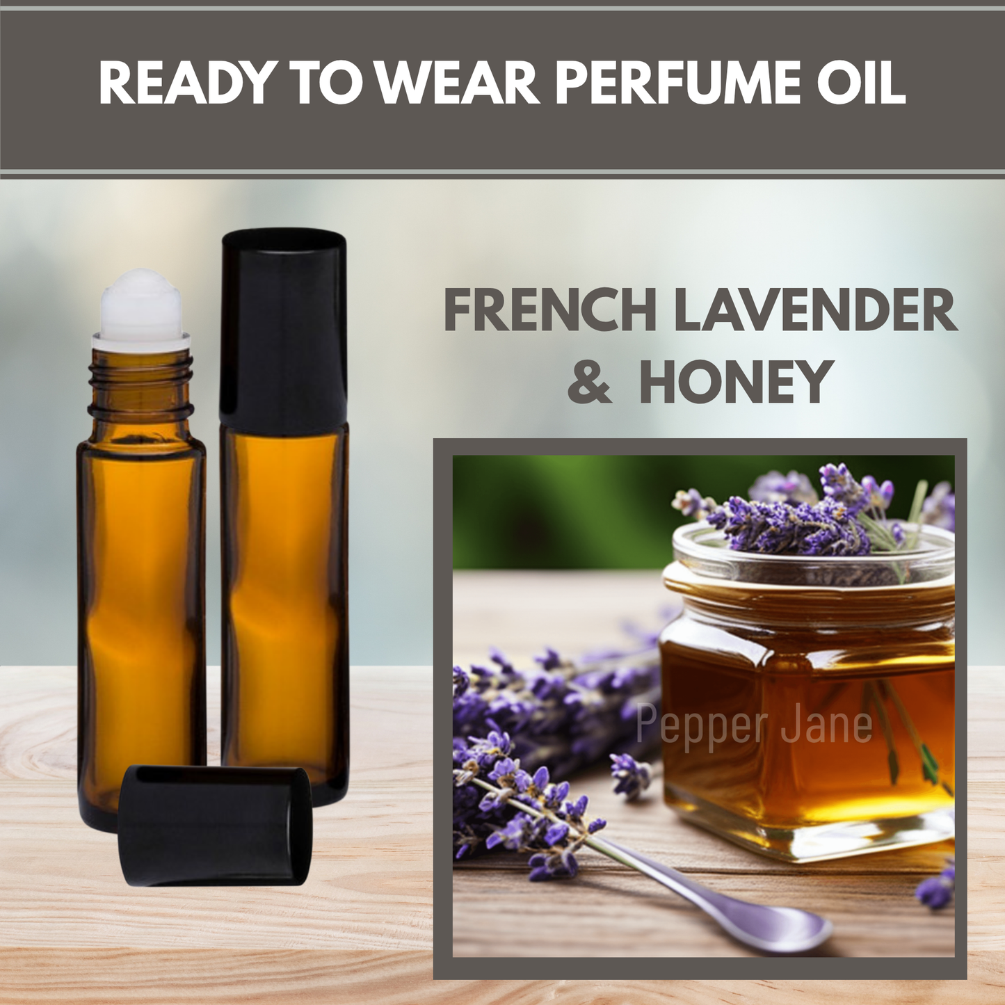 French Lavender & Honey Perfume Oil - Ready to Wear