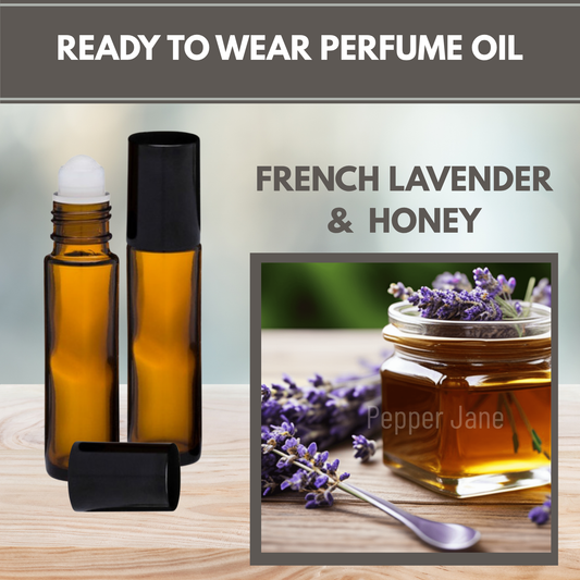 French Lavender & Honey Perfume Oil - Ready to Wear