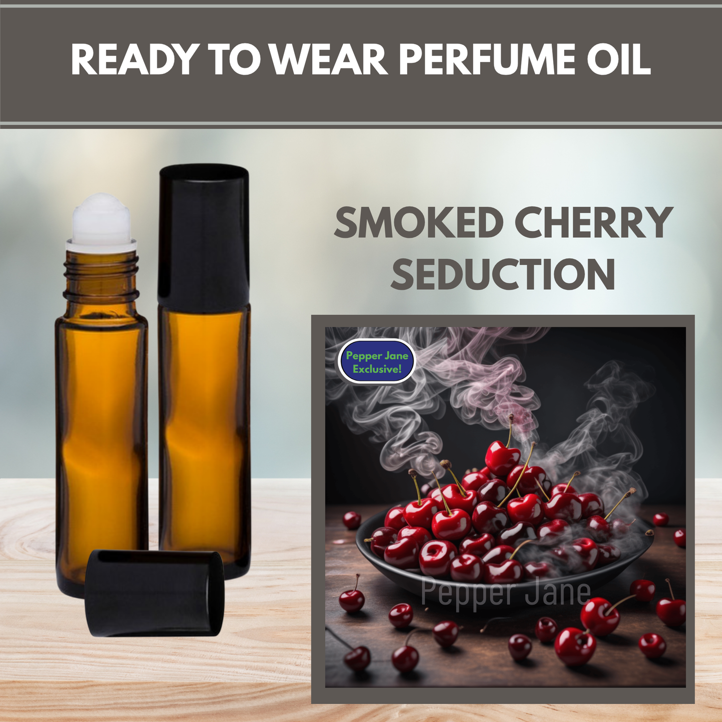 Smoked Cherry Seduction Perfume Oil - Ready to Wear