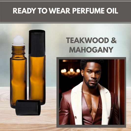 Teakwood & Mahogany Perfume Oil - Ready to Wear