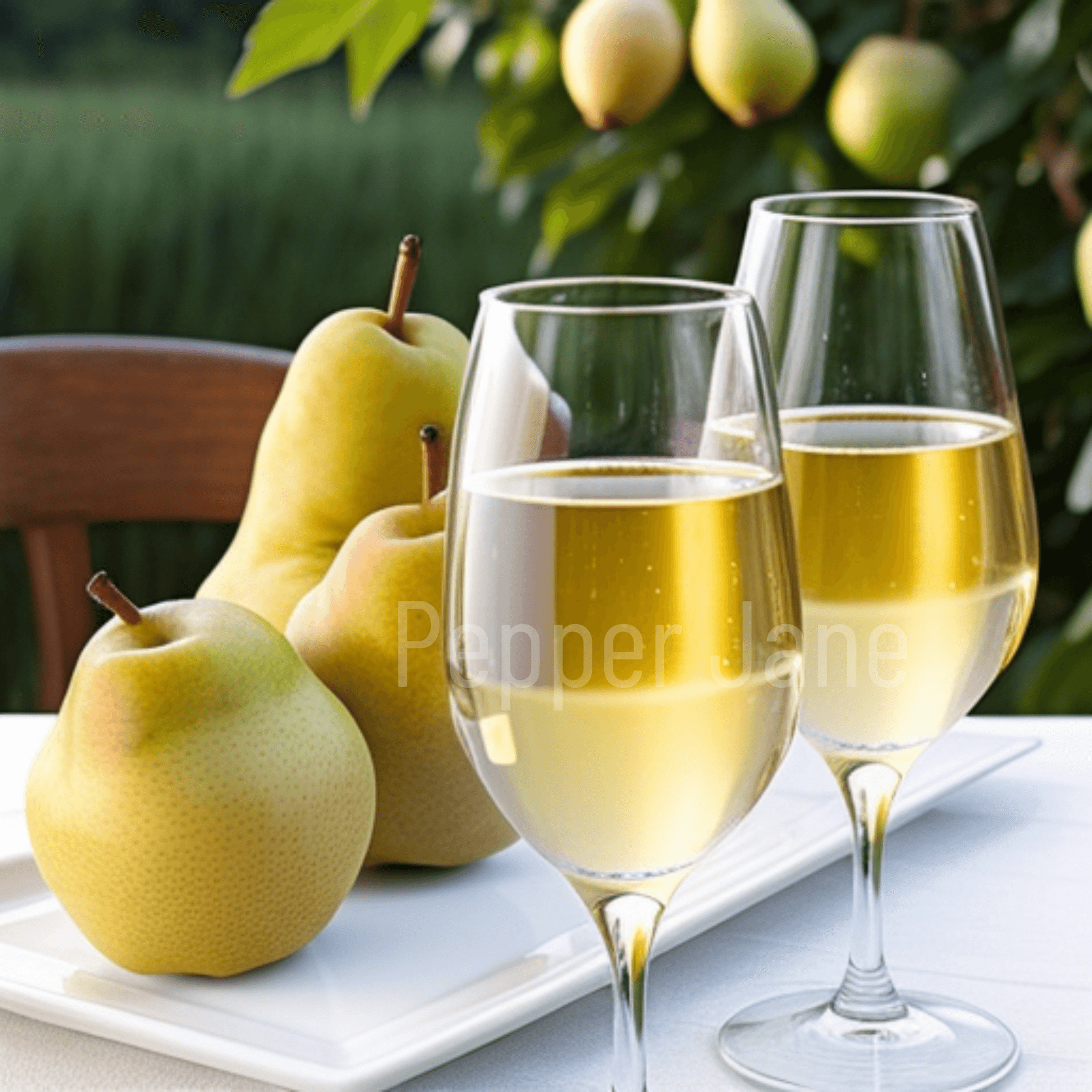 Sparkling Pear Wine Fragrance Oil ( Sparkling Pear Riesling BBW Type) - Pepper Jane's Colors and Scents